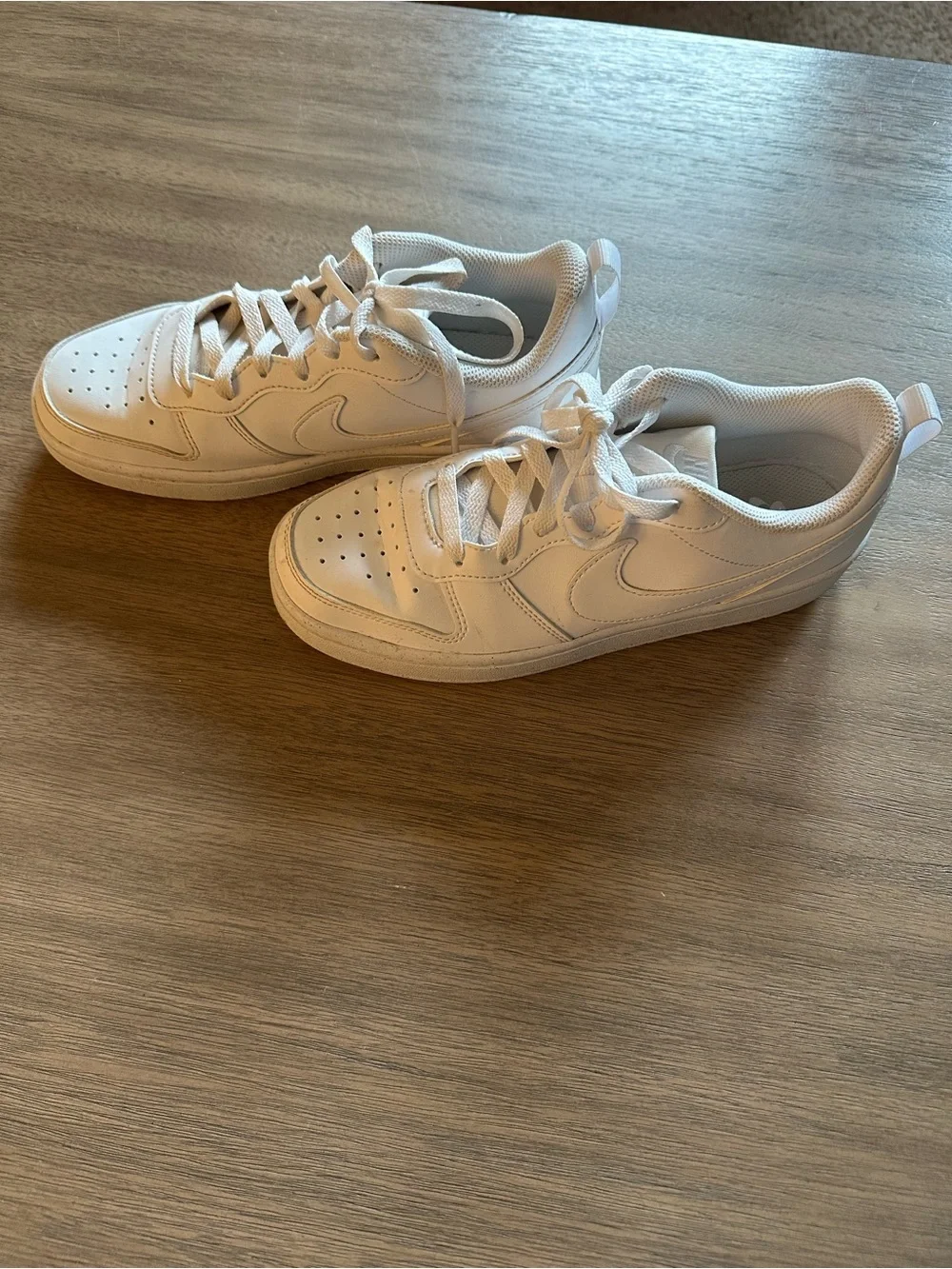 Nike Kids White Low-Top Lace-Up Sneakers